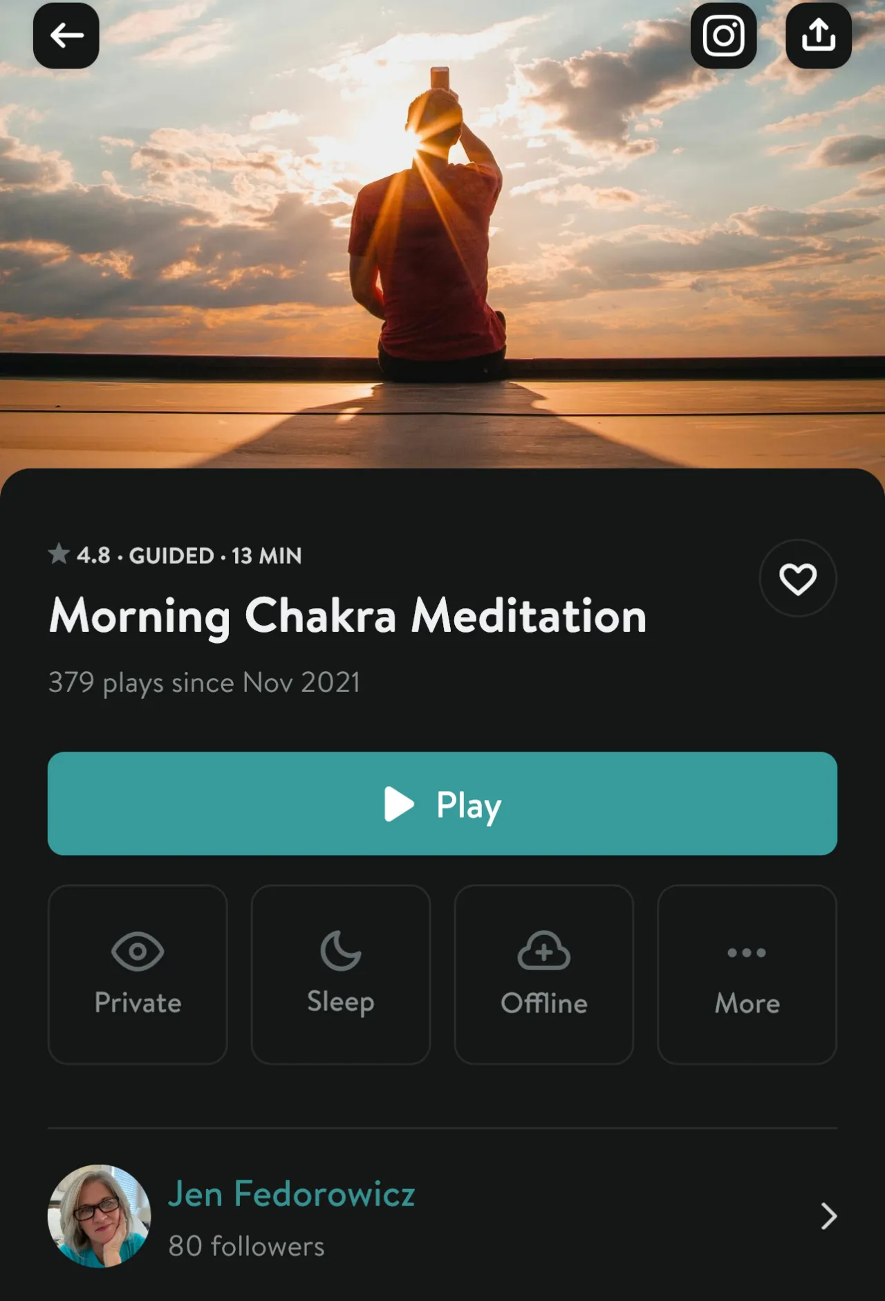 Morning Meditation