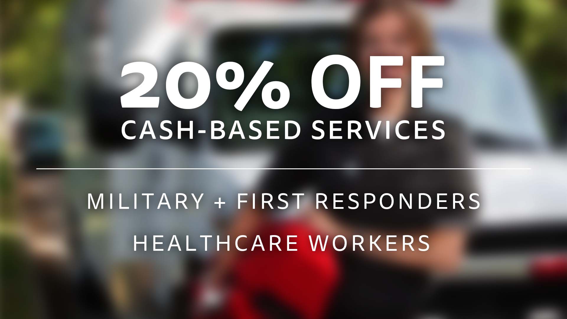 20% Discount for Military, First Responders, Healthcare Workers at Thrive Proactive Health