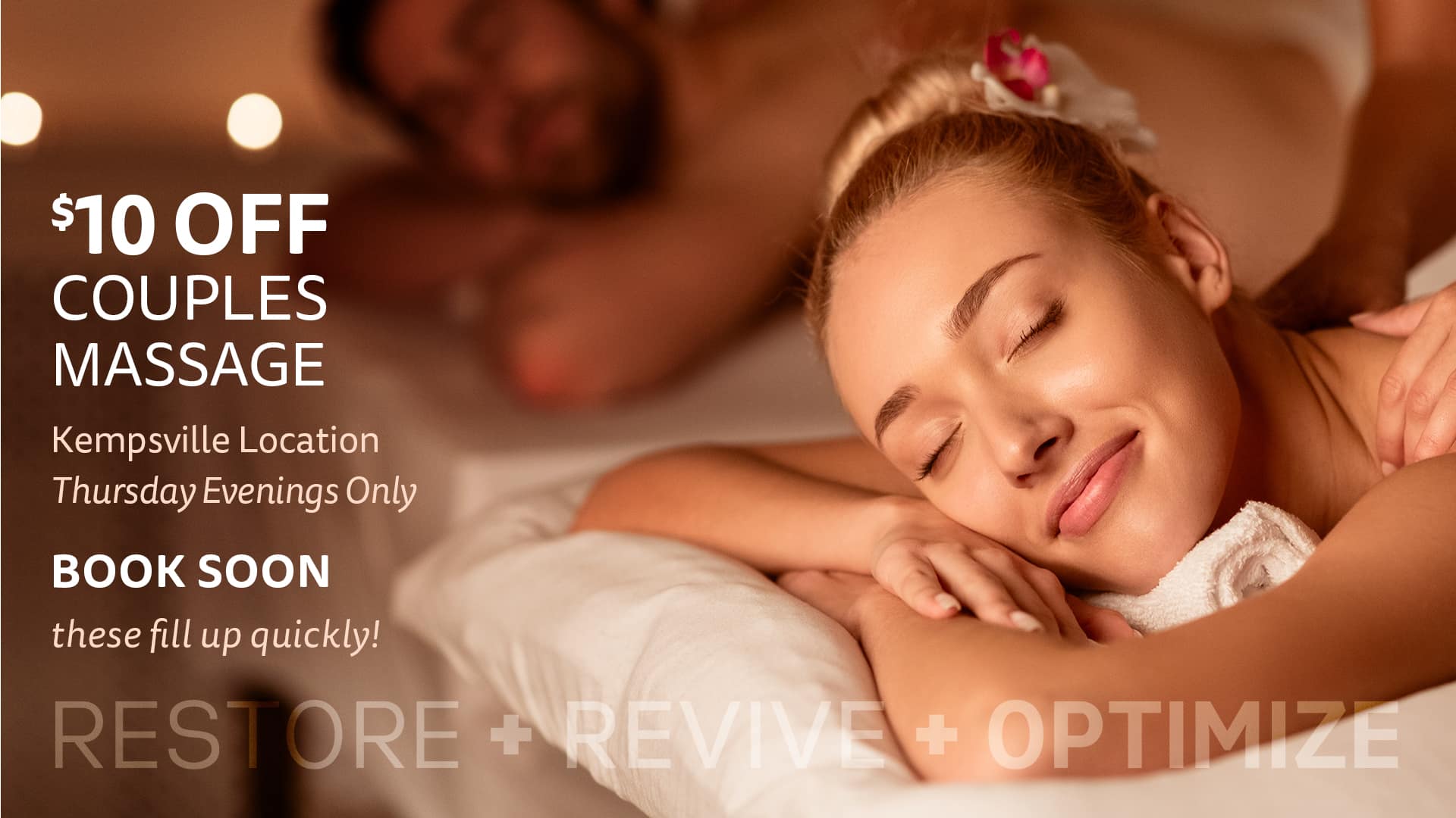 Couples Massage Special at Thrive Proactive Health
