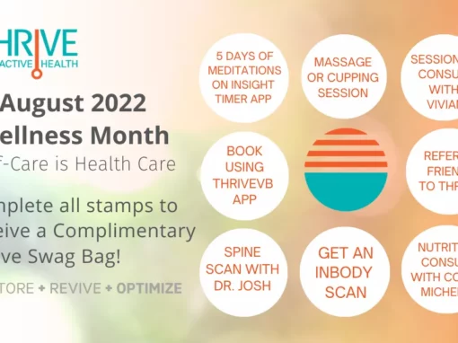 August is Wellness Month