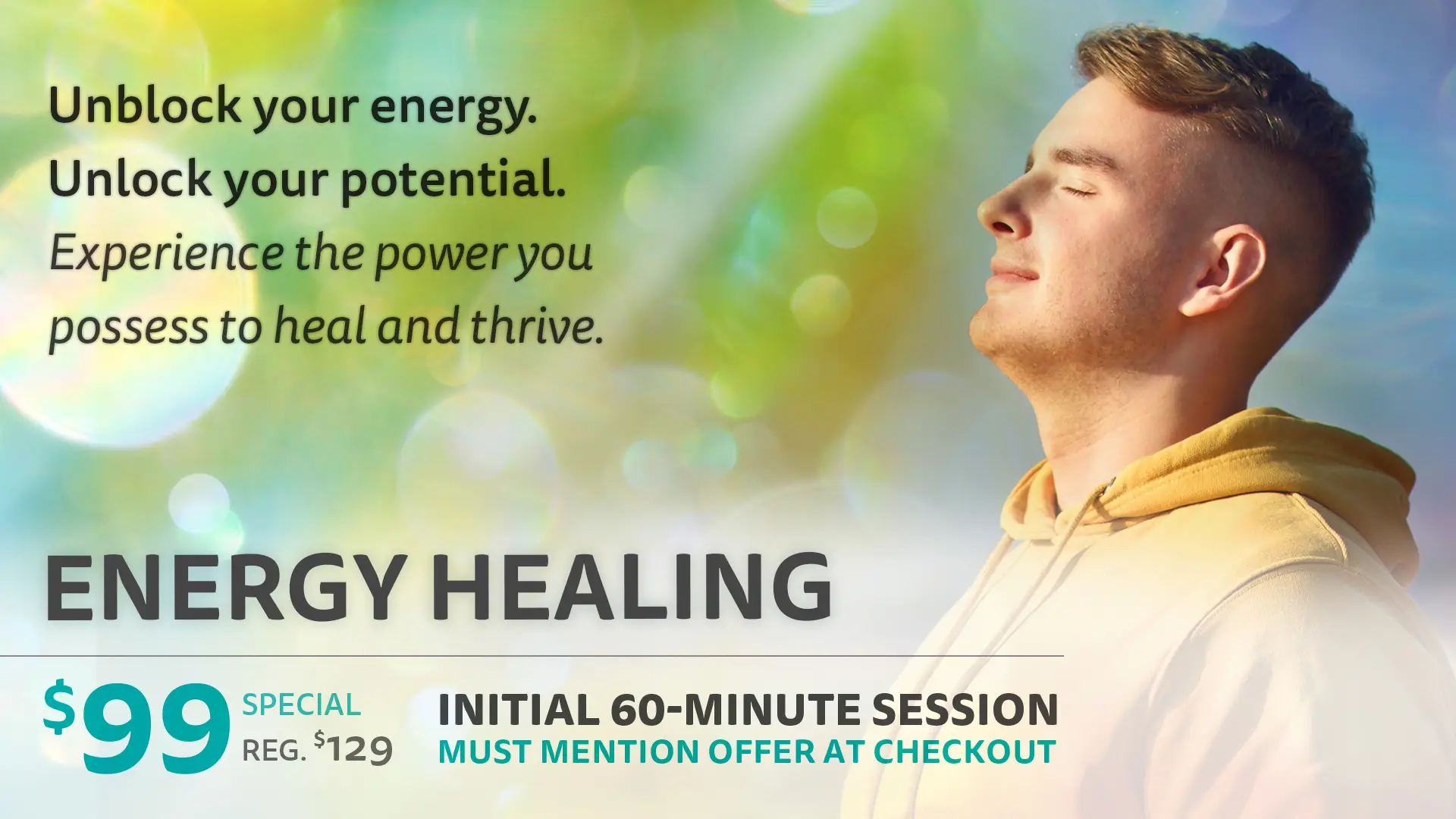 Energy Healing Special Offer at Thrive Proactive Health