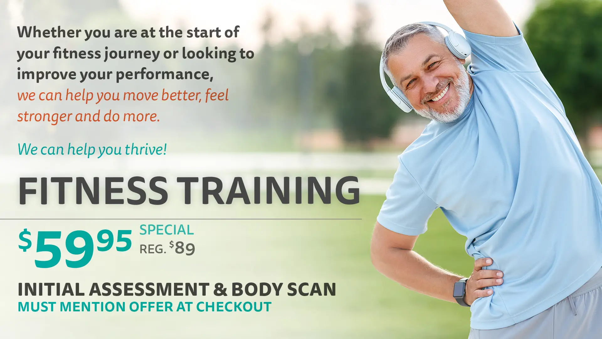 Fitness Assessment Special $59.95